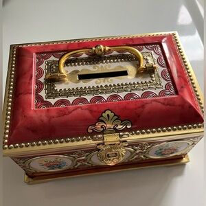 Vintage Blue Bird Limited Metal Money Box